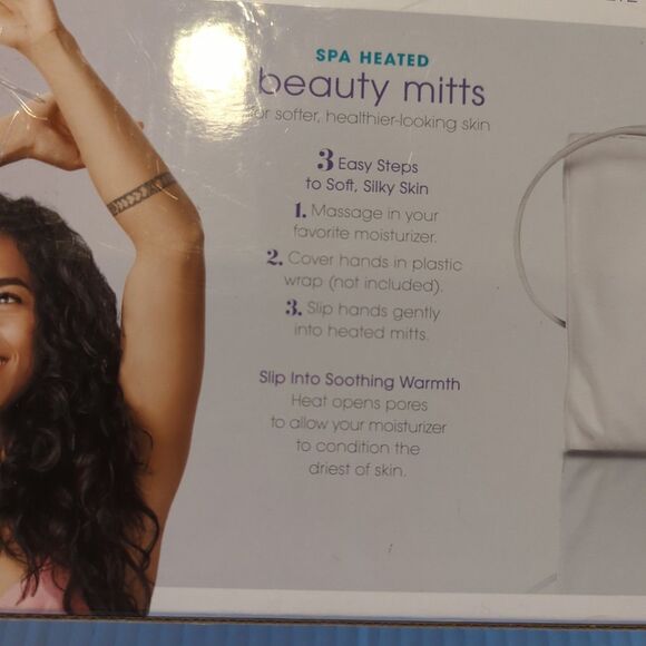 Conair True Glow Complete Clean Spa Heated Beauty Mitts Soft Skin Hand Warmer - Picture 3 of 9